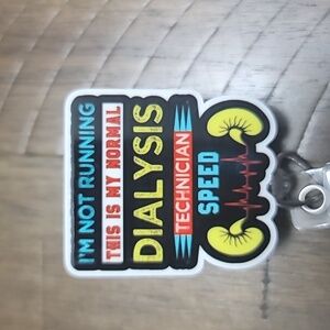 Dialysis badge reel